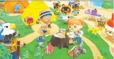  ?? NINTENDO ?? The ultra-popular Animal Crossing: New Horizons will be a trick-or-treating hot spot for gamers on Halloween night.