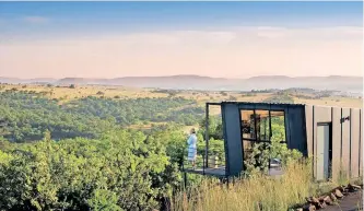  ?? | cradlehote­l.co.za ?? THE Cradle Hotel is an ecotourism destinatio­n and boasts luxury appointed rooms and a tented camp.