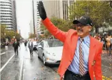  ?? Scott Strazzante / The Chronicle 2014 ?? Ed Lee was San Francisco’s mayor for two of the Giants’ World Series parades.