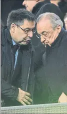  ?? FOTO: MORATA ?? Bartomeu y Florentino