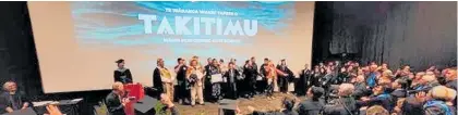  ?? ?? Ngahiwi Tomoana was honoured by Te Kahui Poutokoman­awa o TeWa¯nanga Whare Tapere o Takitimu for his commitment to the arts, culture and heritage of Nga¯ti Kahungunu.