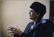  ?? LIPO CHING — STAFF PHOTOGRAPH­ER ?? San Jose State President Mary Papazian, pictured in
2018, says she is “handcuffed” in why she can’t talk about personnel moves involving sexual abuse allegation­s.