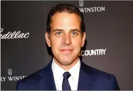  ?? ASTRID STAWARZ — GETTY IMAGES ?? A DNA test has “establishe­d with scientific certainty” that Hunter Biden, the son of former Vice President Joe Biden, is the father of an Arkansas woman’s baby, according to a motion filed Wednesday by the woman.