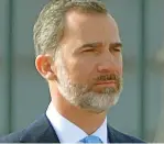  ??  ?? King Felipe VI