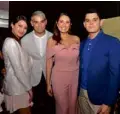  ??  ?? Sarah Lahbati, Raymond Gutierrez, Ruffa Gutierrez, and Richard Gutierrez