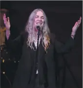  ?? GETTY IMAGES ARCHIVES ?? The legendary singer-songwriter Patti Smith knows how to fire people up. She she did so by recording a get-outthe-vote update of her song “People Have the Power.”