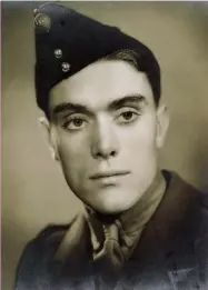  ??  ?? Martin Preston, aged 19, in his Ox and Bucks uniform, 1939