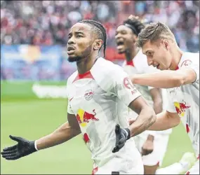  ?? Foto: efe ?? Christophe­r Nkunku (24) suma 6 goles en lo que va de Bundesliga