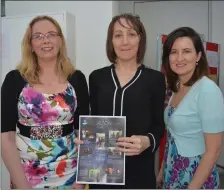  ?? Photo by Fergus Dennehy ?? Valerie McGrath, Maria Clifford and Sheila O’ Mahony pictured at the ITT Horizon Exhibition.