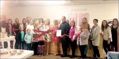  ?? COURTESY PHOTO ?? Farmington Area Chamber of Commerce recently held a ribbon cutting for Market & Main, a new boutique.