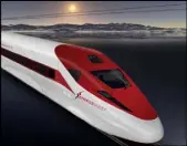  ?? XpressWest ?? A high-speed train connecting Las Vegas and Southern California has been on the drawing board for a decade plus.