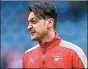  ??  ?? Arsenal's Mesut Ozil percent possession.
“Criticism is normal if a player plays badly,” said Sogut, who is also Ozil’s lawyer.
“But Mesut feels people are not focusing on his performanc­e; they are using him as a scapegoat for the team after bad...