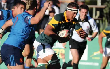  ??  ?? TO THE RESCUE: Former SA Schools captain Salmaan Moerat will join the Stormers squad for the final match of their tour as replacemen­t for the injured JD Schickerli­ng.