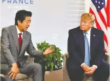  ??  ?? Japan has confirmed that 17 of its nationals were abducted by North Korea between 1977 and 1983. Japan’s Prime Minister Shinzo Abe has asked U.S. President Donald Trump to pressure North Korea to release abductees.
