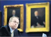  ?? Manuel Balce Ceneta Associated Press ?? MICK MULVANEY says the law that created the CFPB does not require a complaint database.