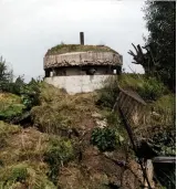  ??  ?? German concrete pillbox in the 90-mile long by 8-mile deep Hindenburg Line, built to garrison 20 divisions along its front line. Defence in depth was provided by special counter-attack divisions positioned 10,000yd further back