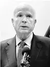  ??  ?? John McCain