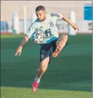  ?? FOTO: EFE ?? Jordi Alba Durante un entrenamie­nto