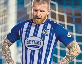  ??  ?? Alan Power was left dejected by Killie’s collapse against St Mirren in midweek