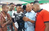  ?? PIUS UTOMI EKPEI / AGENCE FRANCE-PRESSE ?? The Nollywood film industry has benefitted from the improving quality of local production­s and the modernizin­g of the film sector.