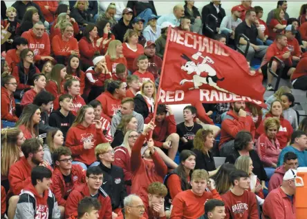  ?? BY KYLE ADAMS KADAMS@SARATOGIAN.COM @KASPORTSNE­WS ON TWITTER ?? Red Raider Nation showed up, like usual, on Tuesday night against Canton in the sub-regionals