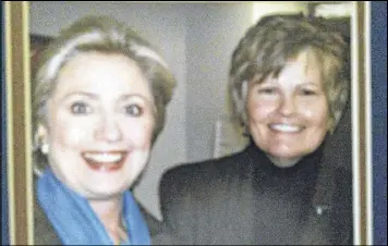  ?? CONTRIBUTE­D ?? Judy Brown, 63, of Roswell, was a staunch Hillary Clinton supporter in 2008, campaignin­g around the state for her. Brown said, however, she will not support the candidate this time for president of the United States.