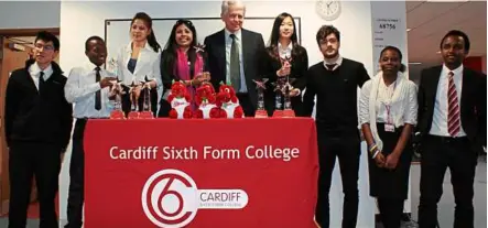  ??  ?? Cardiff Sixth Form College has come so far since it opened its doors to its first student in 2004.