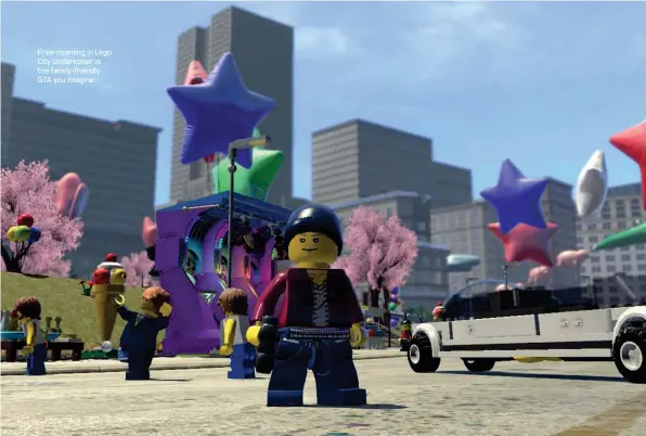  ??  ?? Free-roaming in Lego City Undercover is the family-friendly GTA you imagine.