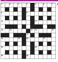  ?? For today’s crossword solutions, visit www.thecourier.co.uk/crossword ??