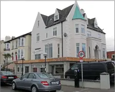  ??  ?? The Strand Hotel in Bray closed on Sunday evening.