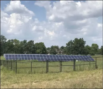  ?? Tribune News Service ?? Regarding its Birch Solar Project, Lightsourc­e bp officials spoke with Auglaize County Democrats on Thursday about the company’s plans to build in Shawnee.