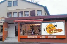  ?? FOTO: NEHER ?? Das Stammhaus der Bäckerei Neher in Rulfingen. Hier befindet sich die Backstube. Die Fassade will Moni Neher mit dem Logo neu gestalten.