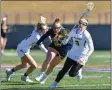  ?? PHOTO BY BILL ZISKIN, PROVIDED BY UALBANY ATHLETICS ?? Returning to the road after finally hosting its 2020 home opener, the University at Albany women’s lacrosse team visits Crosstown Rival Siena on Wednesday for the latest meeting between the Capital Region rivals.