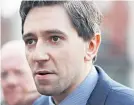  ??  ?? REFERENDUM Minister Simon Harris