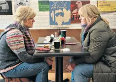  ?? ?? Siobhan Finneran and Sarah Lancashire in BBC One’s Happy Valley