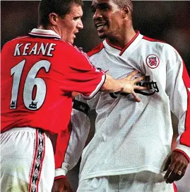  ?? ACTION IMAGES ?? Dying breed: Paul Ince and Roy Keane would often clash when Liverpool faced Manchester United in the 1990s