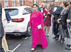  ?? ?? Priti Patel at the ‘No Time To Die’ premiere at the Royal Albert Hall last September