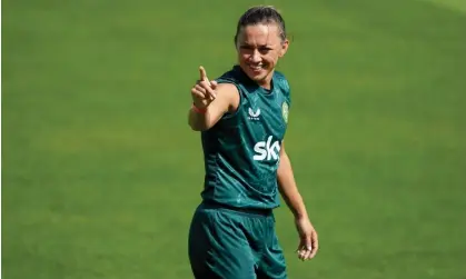  ?? ?? Katie McCabe is determined to make the nation proud with the Republic of Ireland ready for their World Cup debut. Photograph: Brian Lawless/PA