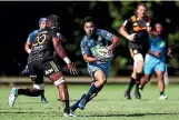  ?? PHOTO: GETTY IMAGES ?? Stephen Perofeta in action against the Chiefs in Te Kuiti last Friday.