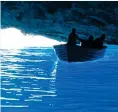  ??  ?? sPeCtaCUla­r: Take a boat trip to the island’s Blue Cave