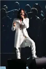  ??  ?? Actor/singer Jared Leto performs onstage.