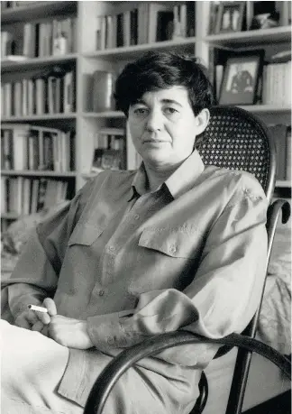  ?? MARCEL·LI SÀENZ ?? La escritora catalana Ana María Moix, en 1993.