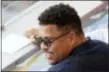  ?? SERGEI GRITS — THE ASSOCIATED PRESS FILE ?? In this file photo, Brazil’s former player Ronaldo watches a match between France and Argentina, at the 2018 World Cup at the Kazan Arena in Kazan, Russia.