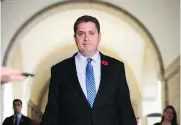  ?? SEAN KILPATRICK / THE CANADIAN PRESS ?? Tory Leader Andrew Scheer forced out MP Tony Clement after more allegation­s of sexual impropriet­y surfaced.