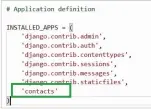  ??  ?? Figure 4: settings.py in the myproject directory