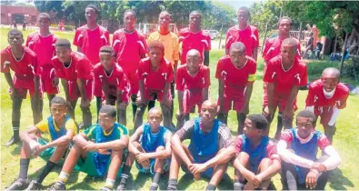  ?? ?? The U15 Ngwelezana soccer team