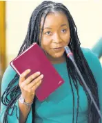  ?? PHOTOGRAPH­ER IAN ALLEN/ ?? Tova Hamilton as she takes the Oath of Allegiance at the start of the sitting of the Upper House on June 26.