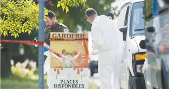  ??  ?? Une femme, Véronique Barbe, a été retrouvé sans vie dans une résidence de SaintEusta­che, en banlieue de Montréal, jeudi soir. - La Presse canadienne: Graham Hughes