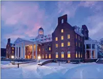  ?? Photo by: The Otesaga Resort ?? The Otesaga Resort Hotel in Cooperstow­n, N.Y., has inaugurate­d curated packages to appeal to winter guests.