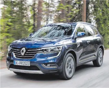  ?? FOTOS: RENAULT ?? Gelungen: Das Design des Koleos weiß mit kraftvolle­n horizontal­en Linien und einer robusten Frontparti­e durchaus zu gefallen.